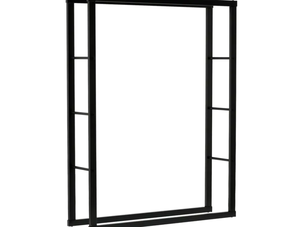 STOJAK STALOWY NA DREWNO KOMINKOWE 100X25X100CM