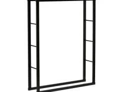 STOJAK STALOWY NA DREWNO KOMINKOWE 100X25X100CM