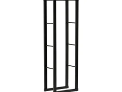 STOJAK STALOWY NA DREWNO KOMINKOWE 40X25X100CM