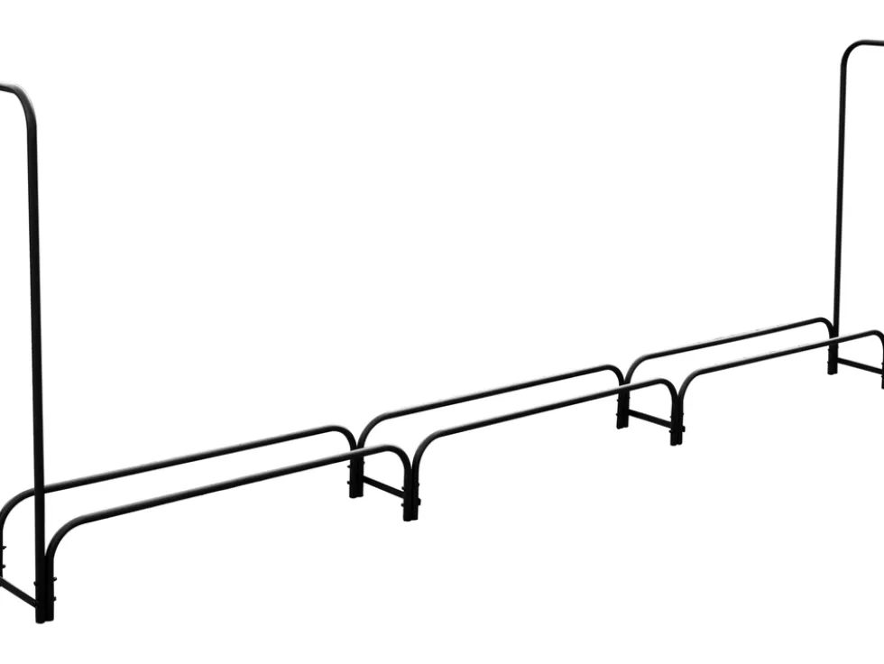 STOJAK STALOWY NA DREWNO OPAŁOWE 30CM (300X25XH115CM)