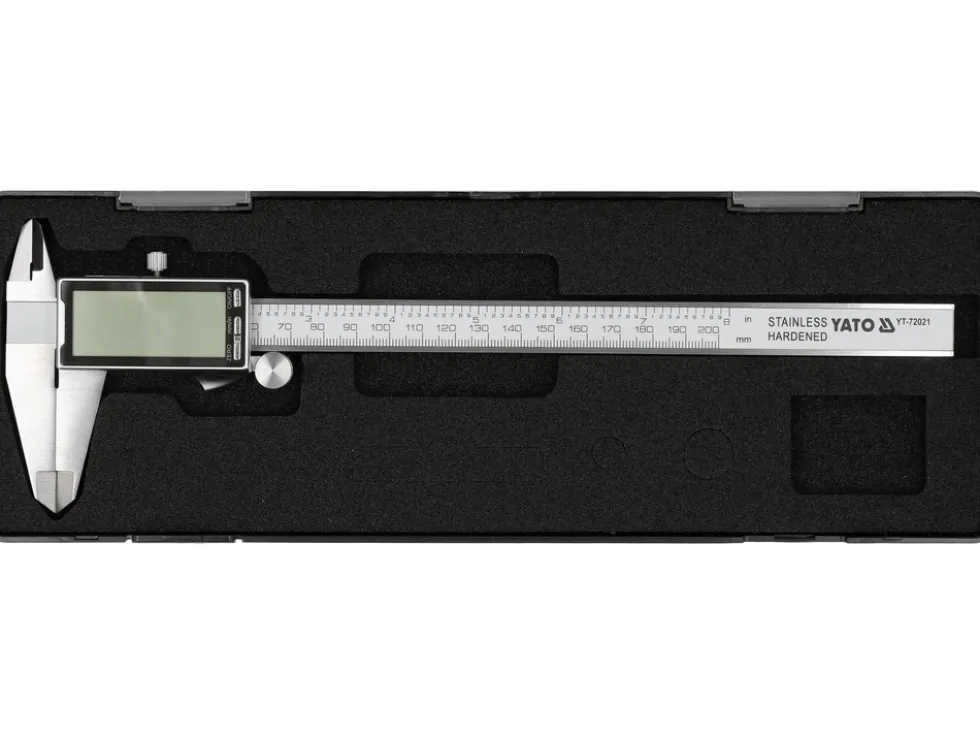 SUWMIARKA 200 / 0,03 MM , EKRAN 2,4" DIN 862