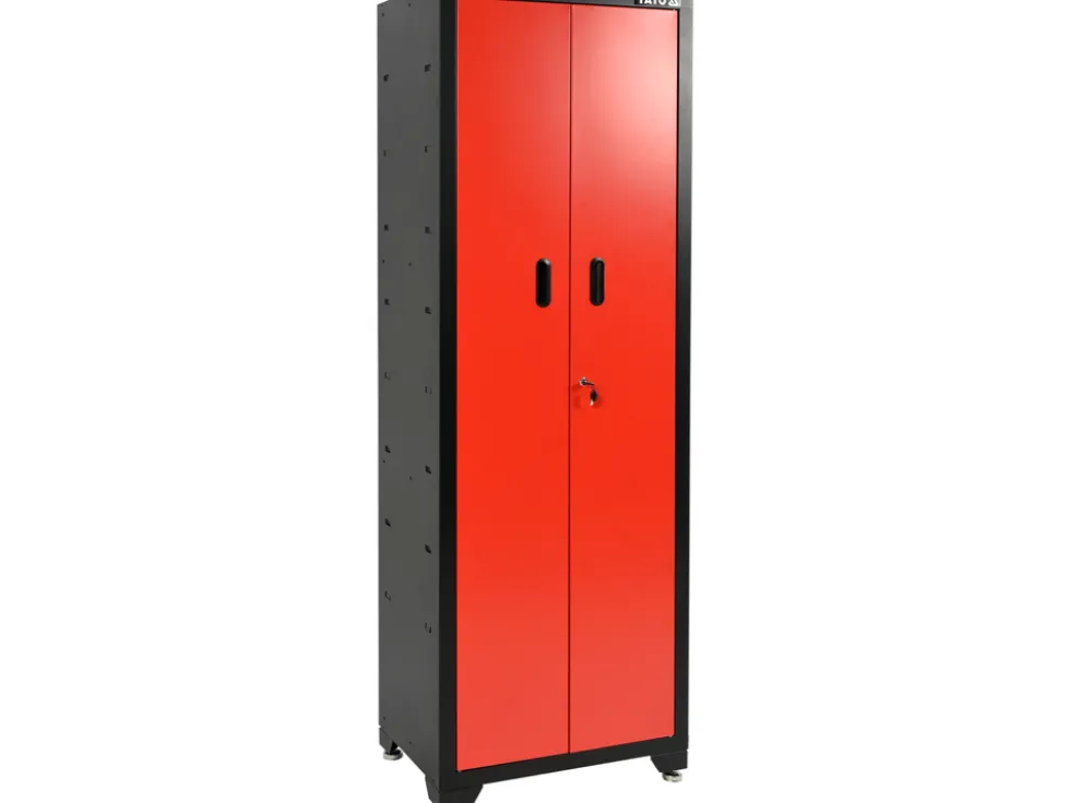 SZAFKA WARSZTATOWA WYSOKA DWUDRZWIOWA Z 3 PÓŁKAMI. WYMIARY SZAFY: 660 X 457 X 2000MM.