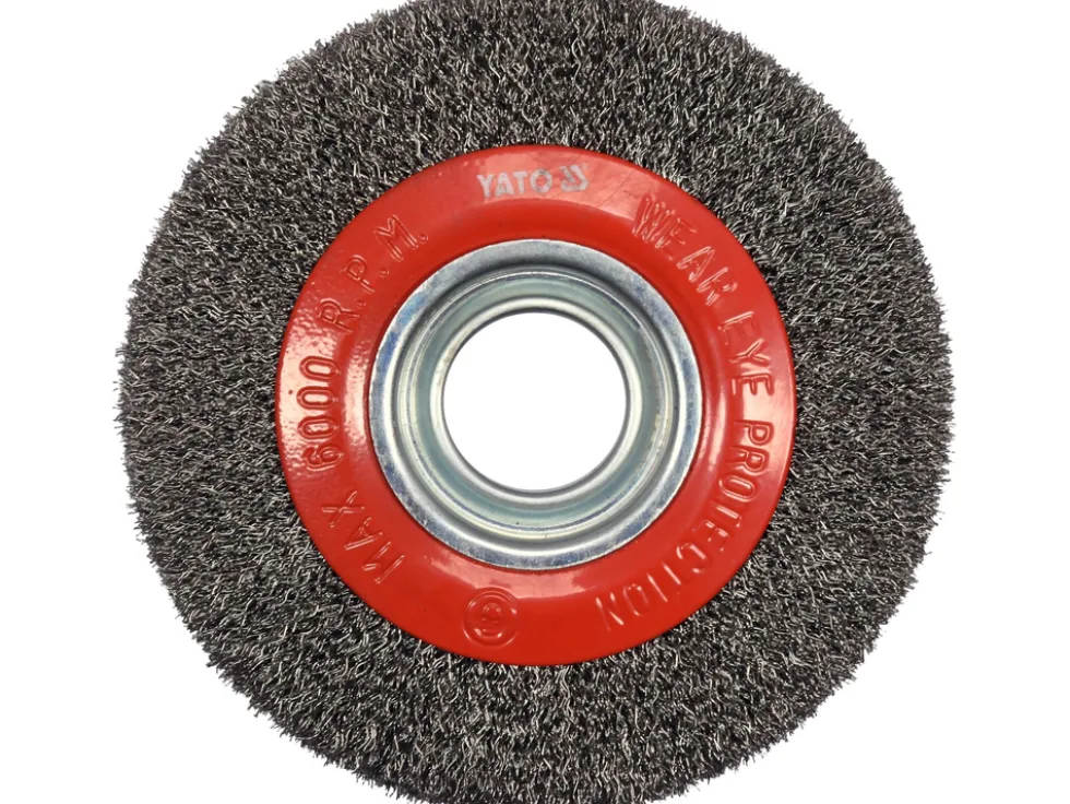 SZCZOTKA TARCZOWA 150MM ⌀32MM INOX DO SZLIFIERKI STOŁOWEJ