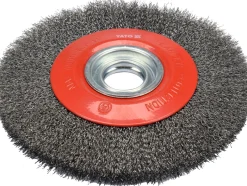 SZCZOTKA TARCZOWA 200MM ⌀32MM INOX DO SZLIFIERKI STOŁOWEJ
