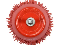 SZCZOTKA TARCZOWA 75MM NYLON TRZPIEŃ NA WIERTARKĘ