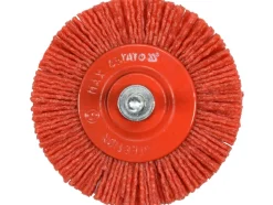 SZCZOTKA TARCZOWA Z TRZPIENIEM 75MM NYLON