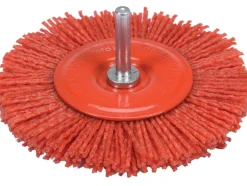 SZCZOTKA TARCZOWA Z TRZPIENIEM 100MM NYLON