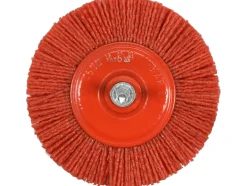 SZCZOTKA TARCZOWA Z TRZPIENIEM 100MM NYLON