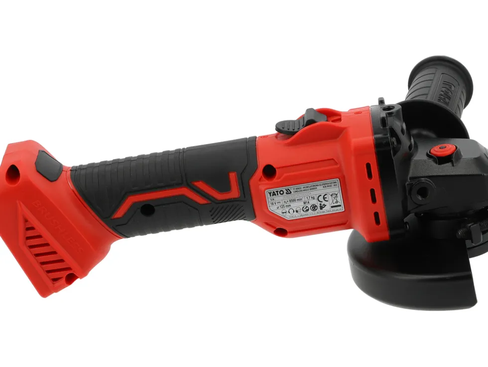 SZLIFIERKA KĄTOWA AKUMULATOROWA BEZSZCZOTKOWA 18V 125MM (KORPUS)