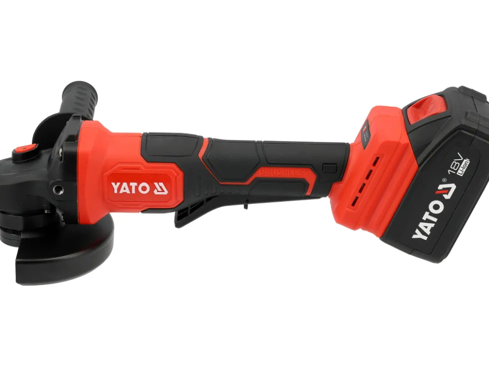 SZLIFIERKA KĄTOWA 18V 125MM (BL MOTOR;4AH) BEZSZCZOTKOWA W WALIZCE