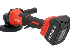 SZLIFIERKA KĄTOWA 18V 125MM (BL MOTOR; 2X4AH) WŁĄCZNIK ŁOPATKOWY