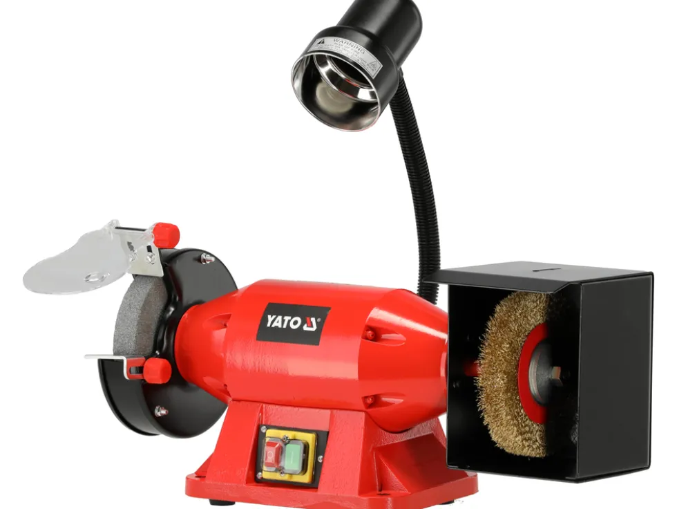 SZLIFIERKA STOŁOWA 520W (150X32MM) Z MIEDZIANYM UZWOJENIEM