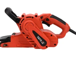 SZLIFIERKA TAŚMOWA 1010W 75MM X 533MM Z UCHYLNĄ OSŁONĄ I REGULACJĄ PRĘDKOŚCI TAŚMY