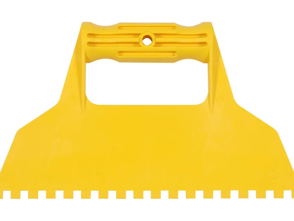 SZPACHLA PLASTIKOWA DO ZAPRAW I KLEJÓW 225MM Z ZĘBAMI 6X6MM