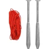 SZPILKI MURARSKIE, STALOWE,160 MM Z LINKĄ 10 M