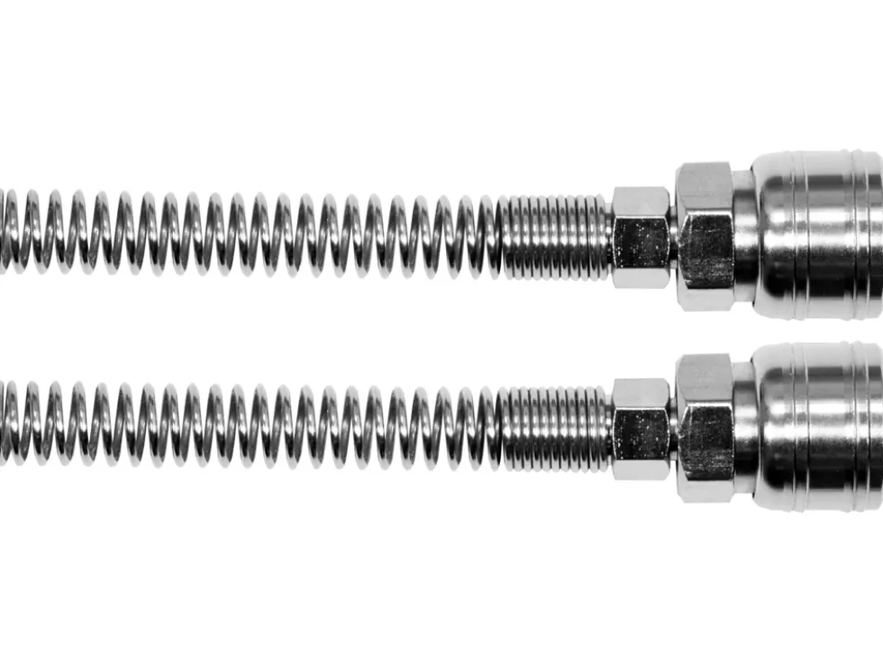 SZYBKOZŁĄCZE F ZE SPRĘŻYNĄ NA WĄŻ 5X8MM 2 SZTUKI