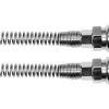 SZYBKOZŁĄCZE F ZE SPRĘŻYNĄ NA WĄŻ 6X10MM 2 SZTUKI