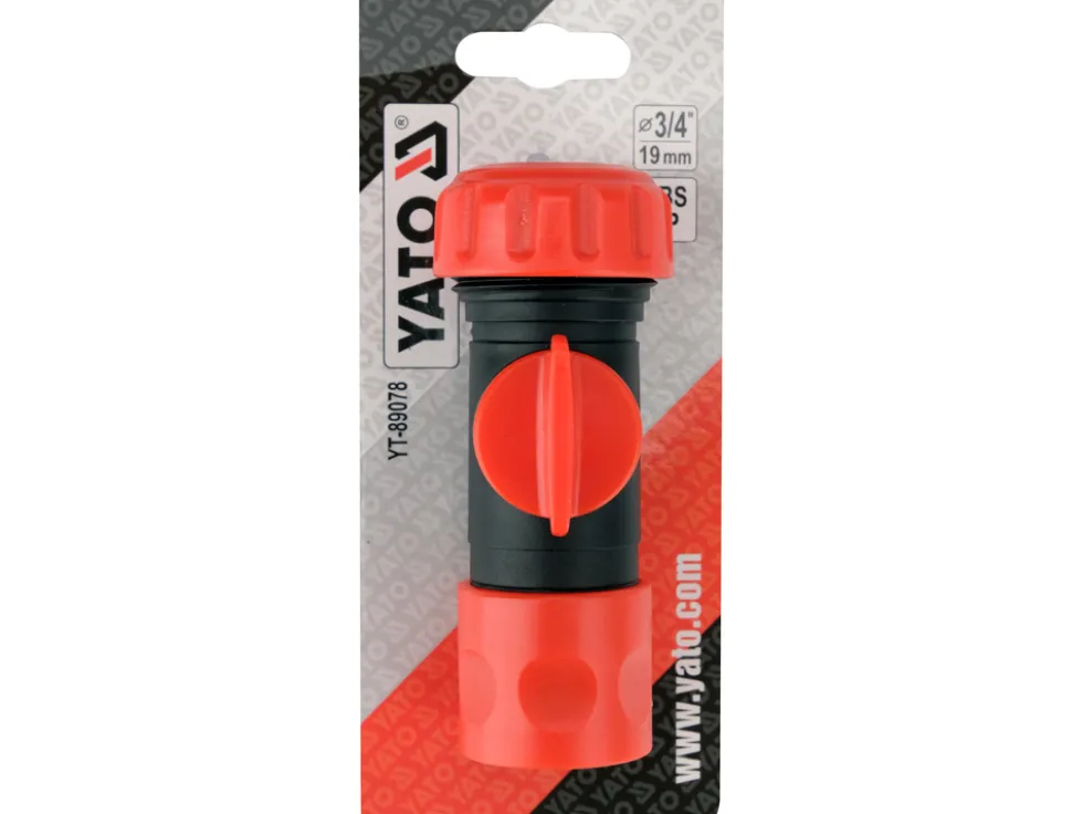 SZYBKOZŁĄCZKA Z ZAWOREM 3/4"