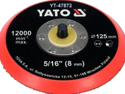 TALERZ POLERSKI 125MM Z RZEPEM, 5/16