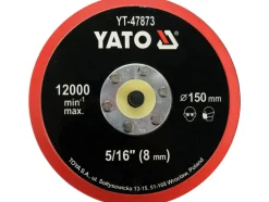 TALERZ POLERSKI 150MM Z RZEPEM, 5/16