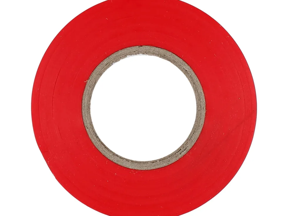 TAŚMA ELEKTROIZOLACYJNA 15MMX20MX0,13MM, CZERWONA