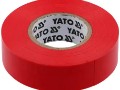 TAŚMA ELEKTROIZOLACYJNA 19MMX20MX0,13MM, CZERWONA