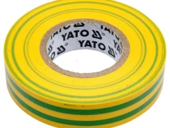 TAŚMA ELEKTROIZOLACYJNA 15MMX20MX0,13MM, ŻÓŁTO-ZIELONA