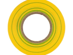 TAŚMA ELEKTROIZOLACYJNA 19MMX20MX0,13MM, ŻÓŁTO-ZIELONA