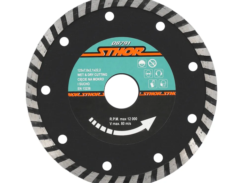 TARCZA DIAMENTOWA "TURBO" - 125MM