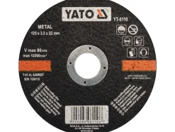 TARCZA DO CIĘCIA METALU 125X3.2X22 MM