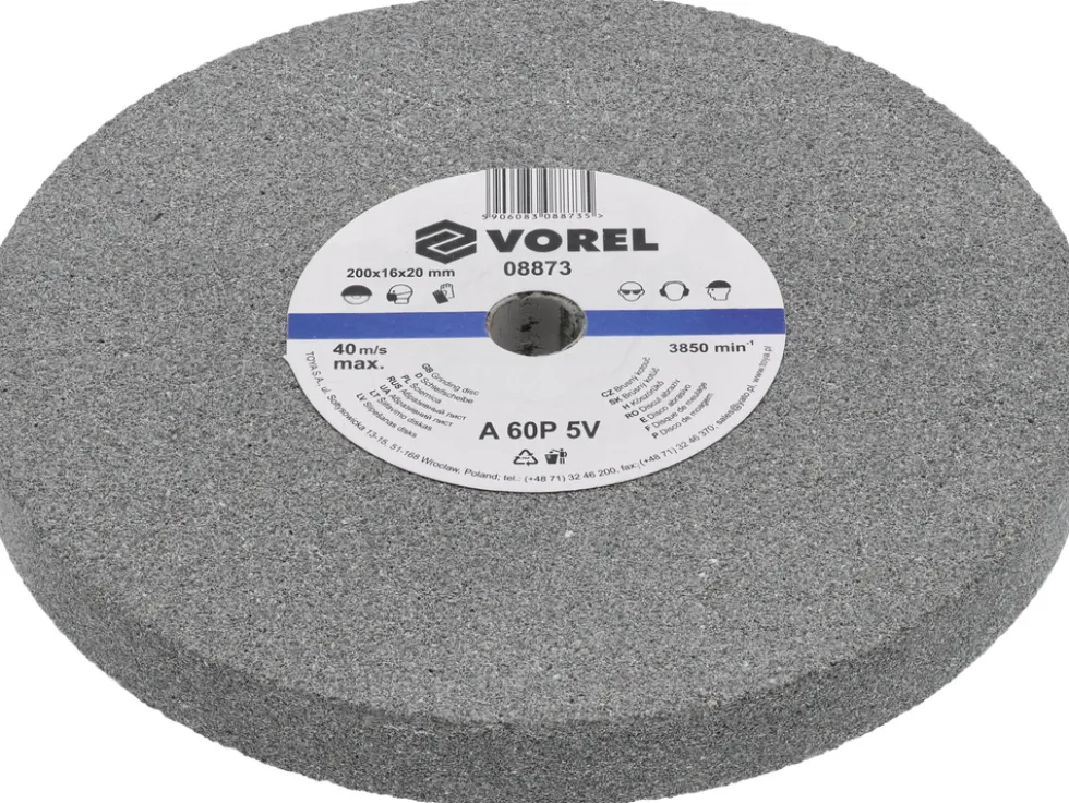 TARCZA DO SZLIFIERKI STOŁOWEJ 200X16X20 MM -DROBNA