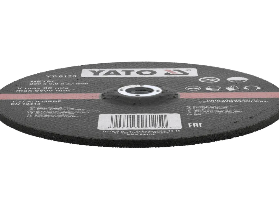 TARCZA DO SZLIFOWANIA METALU 230X6,0X22 MM