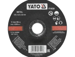 TARCZA DO SZLIFOWANIA METALU 125X6,0X22 MM