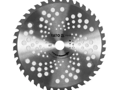 TARCZA TCT DO PODKASZAREK 255MM Z OTWOREM MOCUJACYM 25,4MM DO ZAROŚLI I ZDREWNIAŁYCH ŁODYG CHWASTÓW