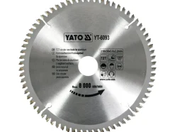 TARCZA WIDIOWA DO ALUMINIUM 210X72TX30 MM