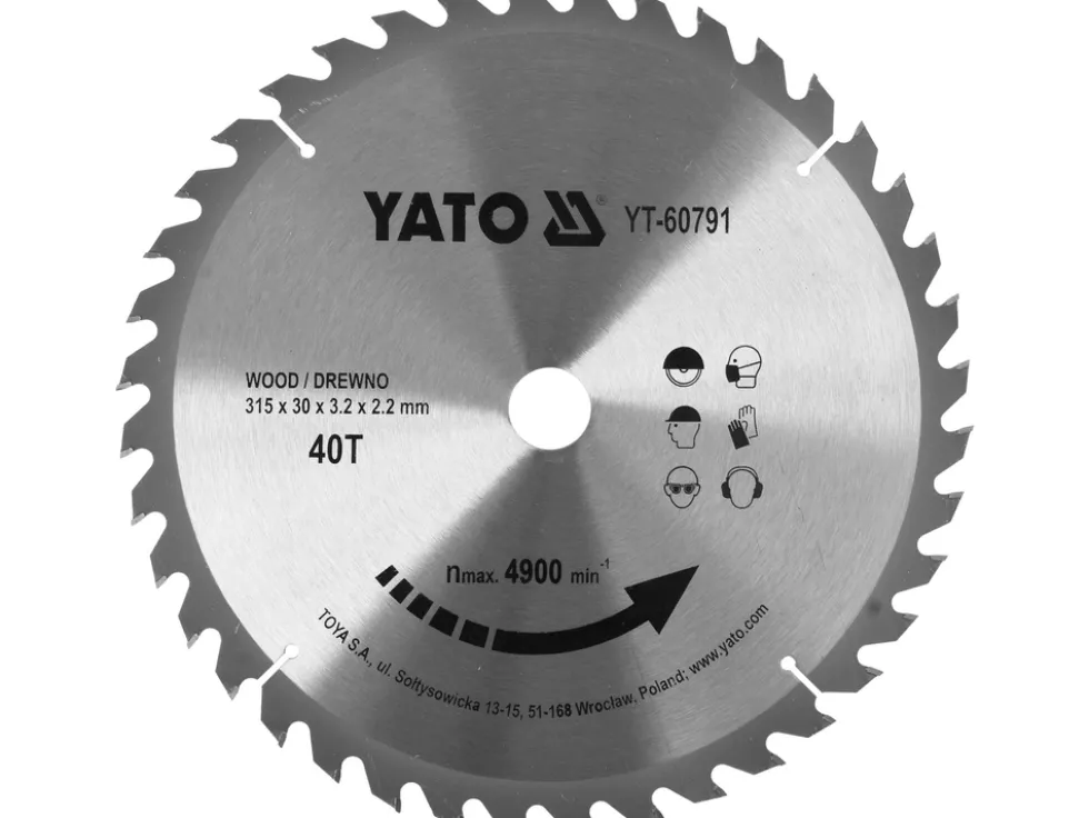 TARCZA WIDIOWA DO DREWNA 315X40TX30MM