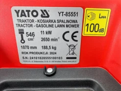 TRAKTOR OGRODOWY, KOSIARKA SPALINOWA 10KW, 107 CM