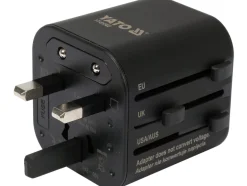 UNIWERSALNY ADAPTER PODRÓŻNY DO PONAD 150 KRAJÓW