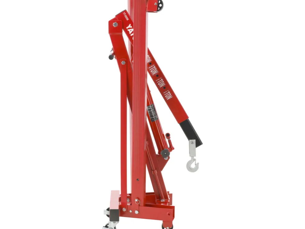 ŻURAW WARSZTATOWY 1000KG, ZAKRES PODNOSZENIA 25-2100MM, DŁUGOŚĆ 1580MM, SZEROKOŚĆ 1060MM, WYSOKOŚĆ 1560MM.