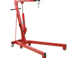 ŻURAW WARSZTATOWY 1000KG, ZAKRES PODNOSZENIA 25-2100MM, DŁUGOŚĆ 1580MM, SZEROKOŚĆ 1060MM, WYSOKOŚĆ 1560MM.