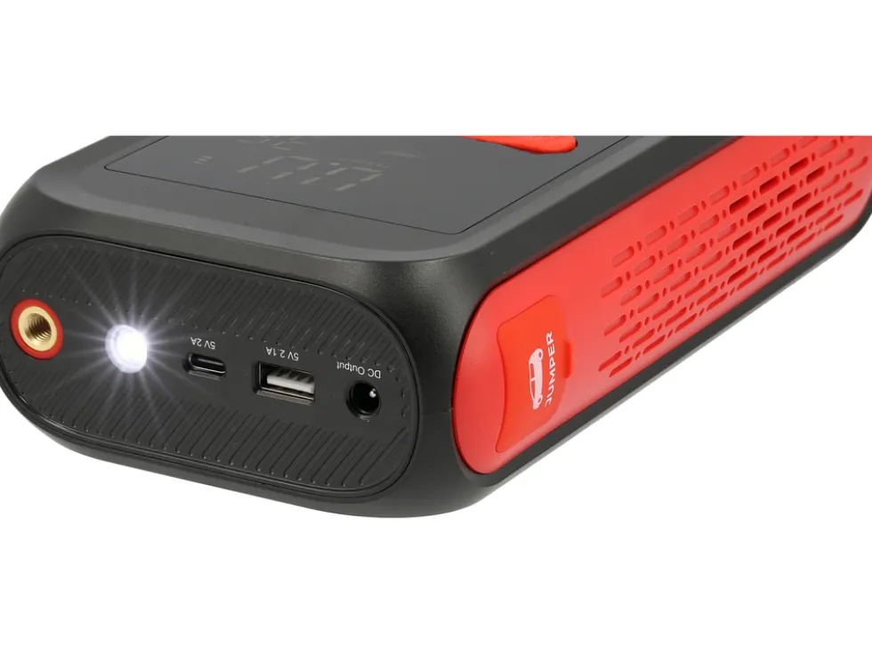 URZĄDZENIE ROZRUCHOWE Z KOMPRESOREM I POWER BANKIEM 12000 MAH