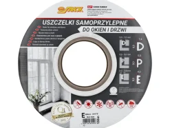 USZCZELKA DO OKIEN I DRZWI, EPDM, TYP E, BIAŁA, 150M