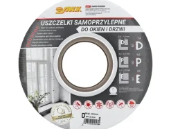 USZCZELKA DO OKIEN I DRZWI, EPDM, TYP D, BRĄZ, 100M