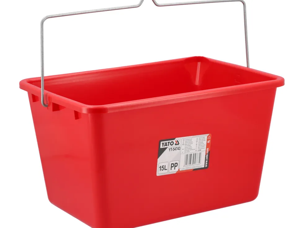 WIADRO MALARSKIE, PLASTIKOWE Z PODZIAŁKĄ 15L.
