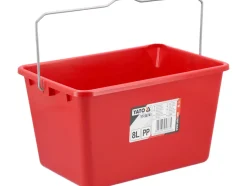 WIADRO MALARSKIE, PLASTIKOWE Z PODZIAŁKĄ 8L.