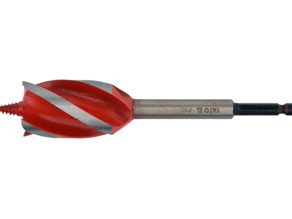 WIERTŁO DO DREWNA 4-OSTRZOWE 32MM HEX
