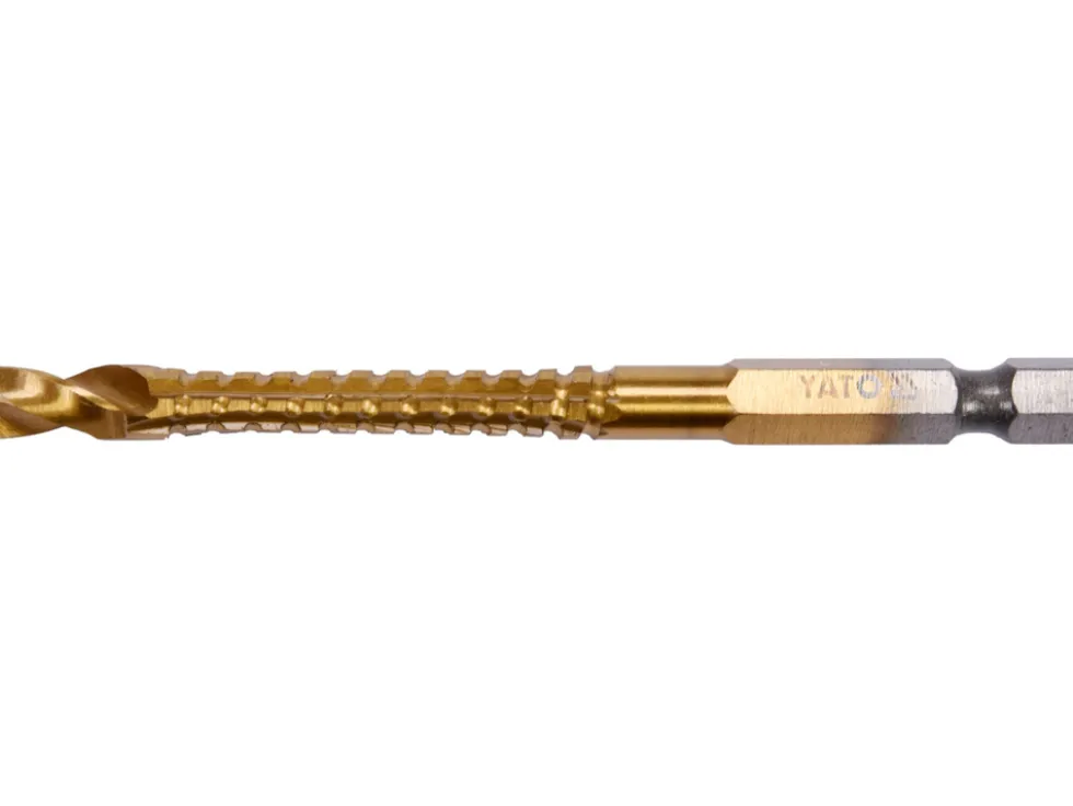 WIERTŁO FREZUJĄCE DO METALU 6,5MM HSS-TIN HEX