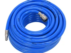WĄŻ PNEUMATYCZNY ZBROJONY PVC 8MM X 20M Z SZYBKOZŁĄCZAMI