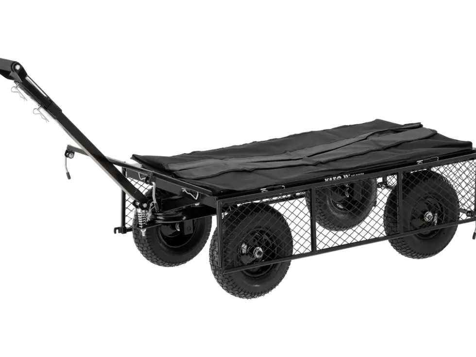 WÓZEK OGRODOWY XL 450KG Z POKROWCEM KOŁA 13"