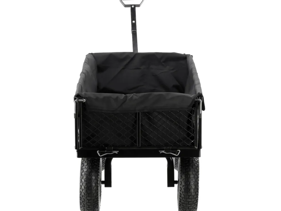 WÓZEK OGRODOWY XL 450KG Z POKROWCEM KOŁA 13"